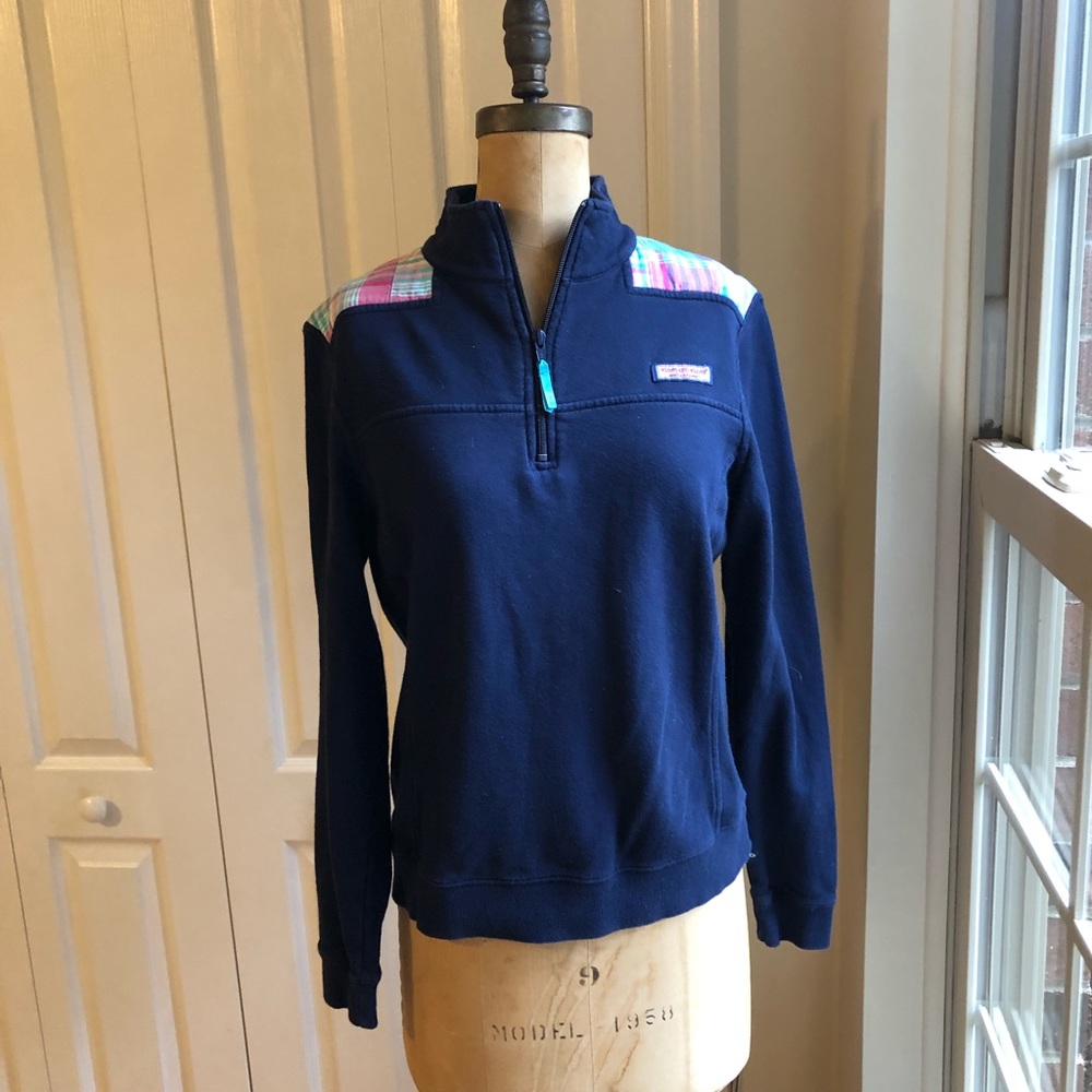 Vineyard Vines Navy Quarter Zip
